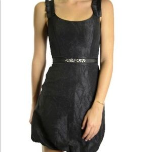 Max & Cleo Black Jeweled Cocktail Dress Size 6